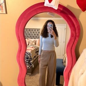 Gianni Bini Tan Pleated Skirt